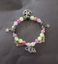 Elasticated celestial and bat charm beaded bracelet - Image 4