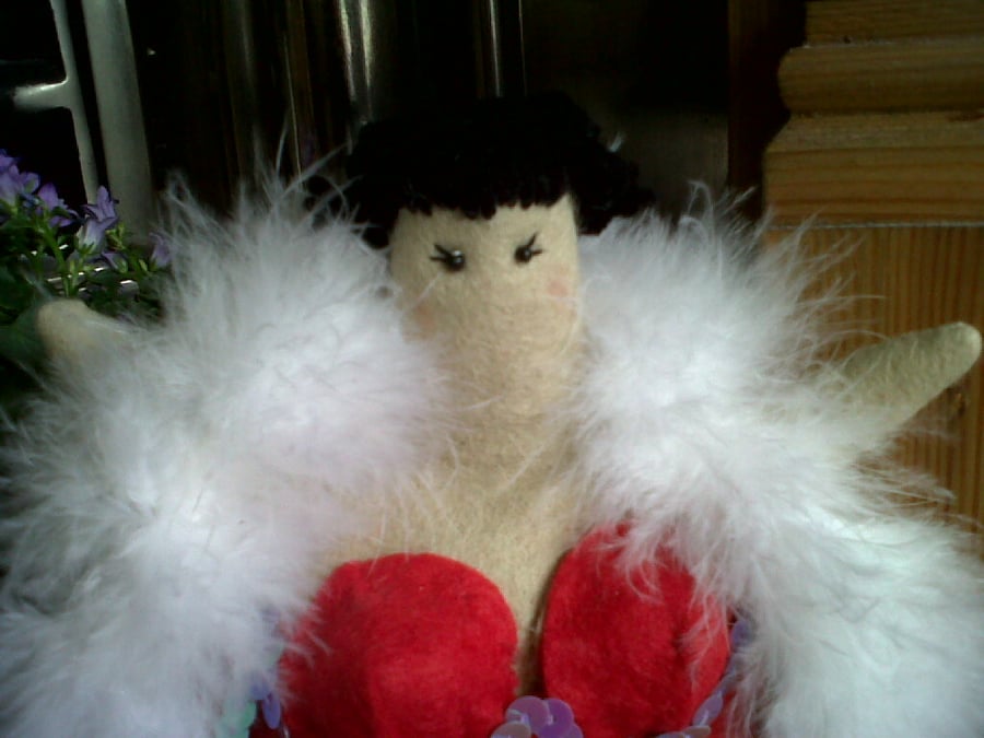 Felt fallen angel