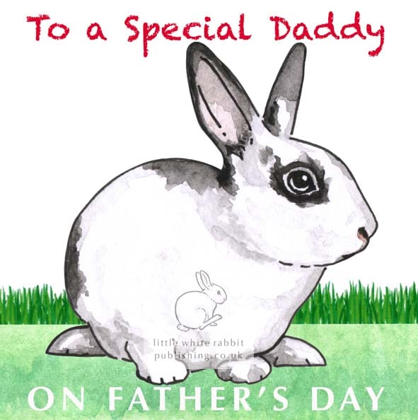 Patch the Rabbit - Father's Day Card