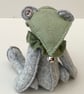 Hand sewn teddy bear, one of a kind collectable elf artist bear by Bearlescent  - Image 10