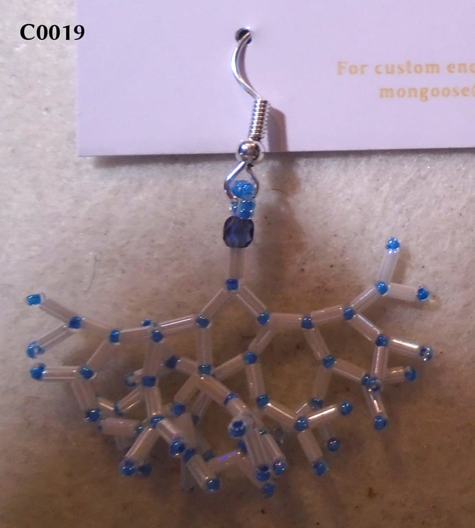 Fractal-style earrings (customisable)