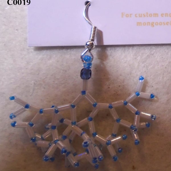 Fractal-style earrings (customisable)