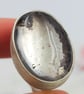 Elegant Quartz Cabochon Silver Ring - Image 8