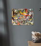 Abstract Painting 40 x 30cm by Peter Taylor - Image 1