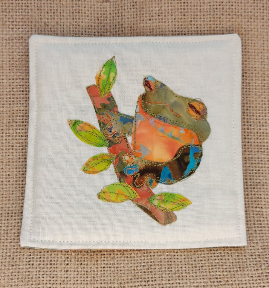 Frog Coaster (russet)