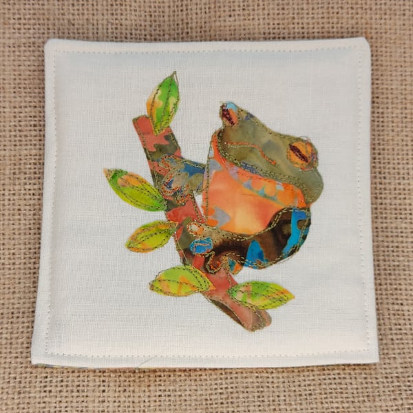 Frog Coaster (russet)