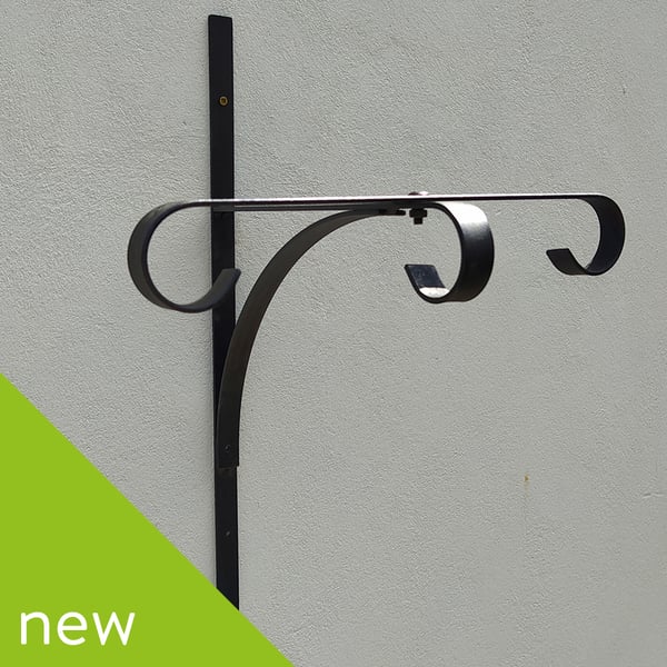 'Stewart' Hand made triple bird feeder bracket