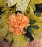 Yellow and black bee style door wreath - Image 2