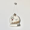 'Rudolph' Snow Globe - Hanging Decoration