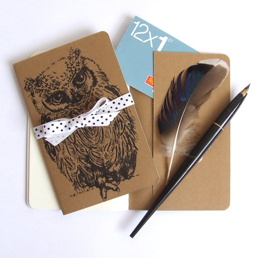 Scops Owl Moleskine Notebook