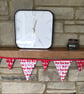White and Red Ho Ho Christmas Bunting - Image 2