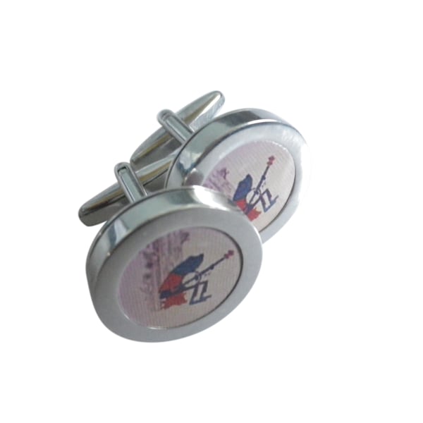 Musical Frog cufflinks, free shipping, gift wrapped, great image, Ref 1234