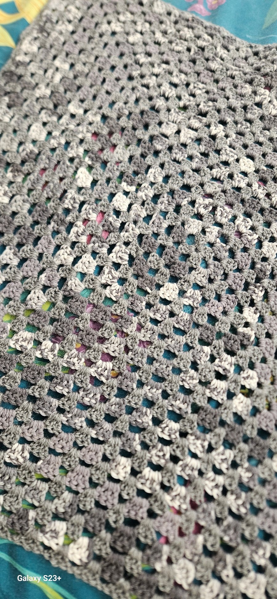 Giant Grannie Square Lap Blanket 