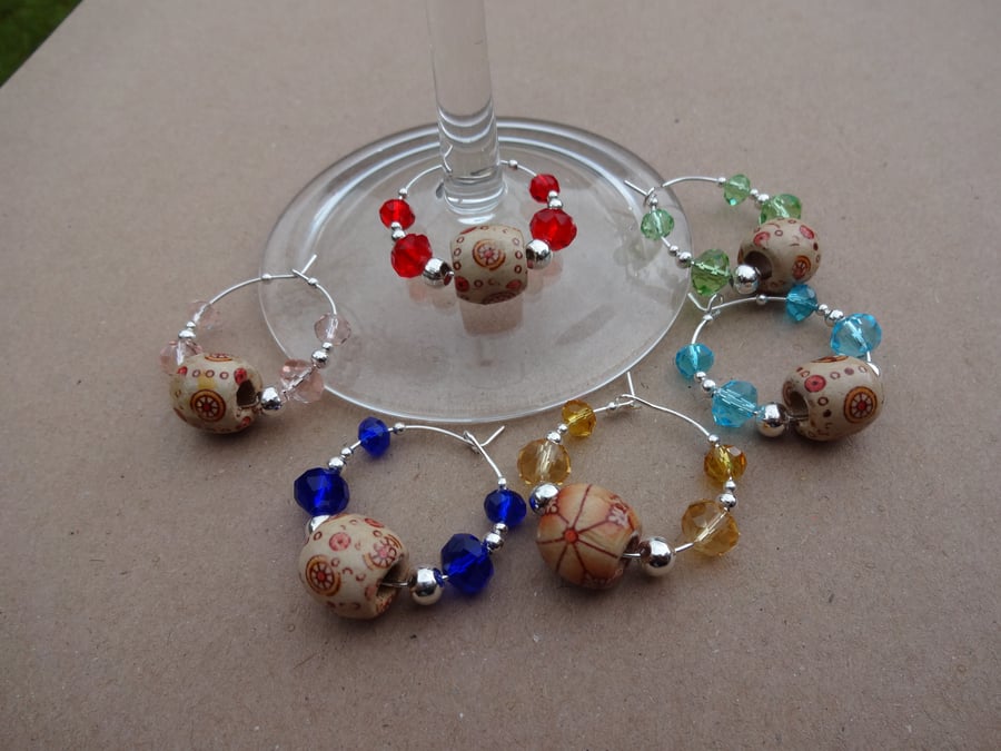 Wine Glass Charms   (free UK postage)