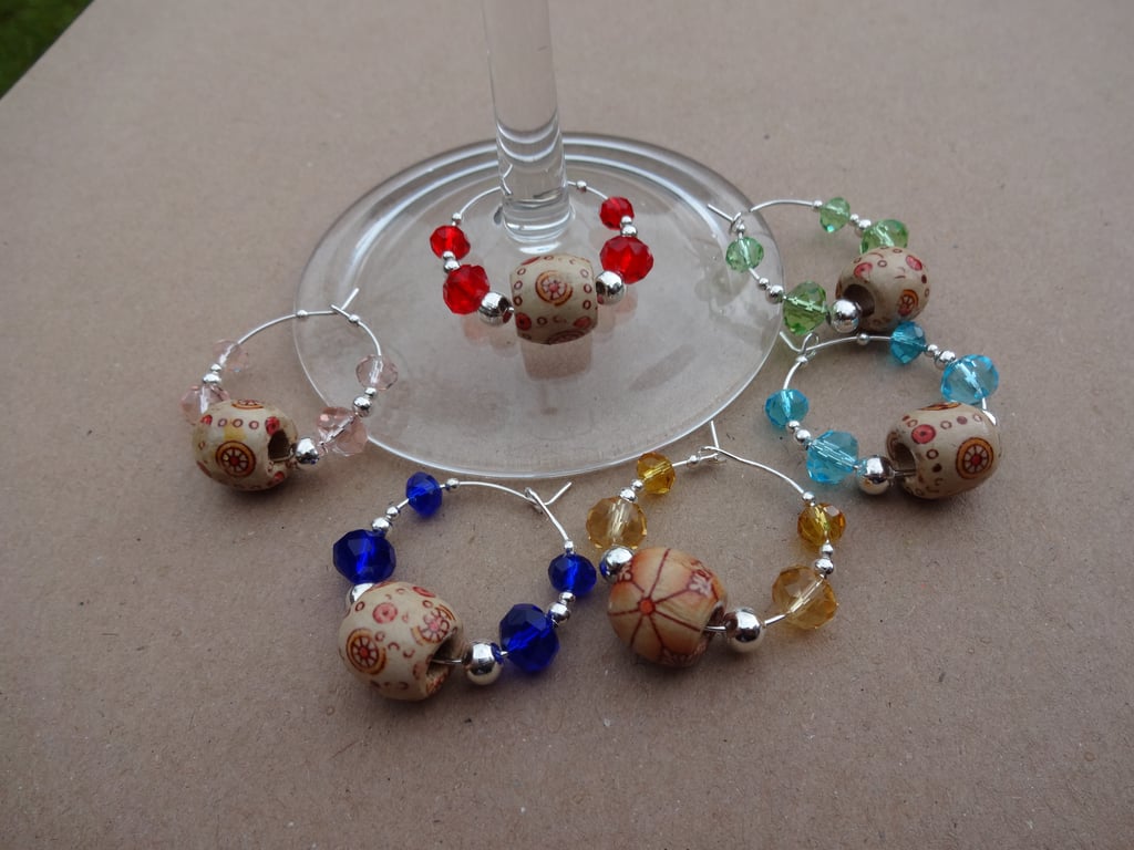 Wine Glass Charms   (free UK postage)