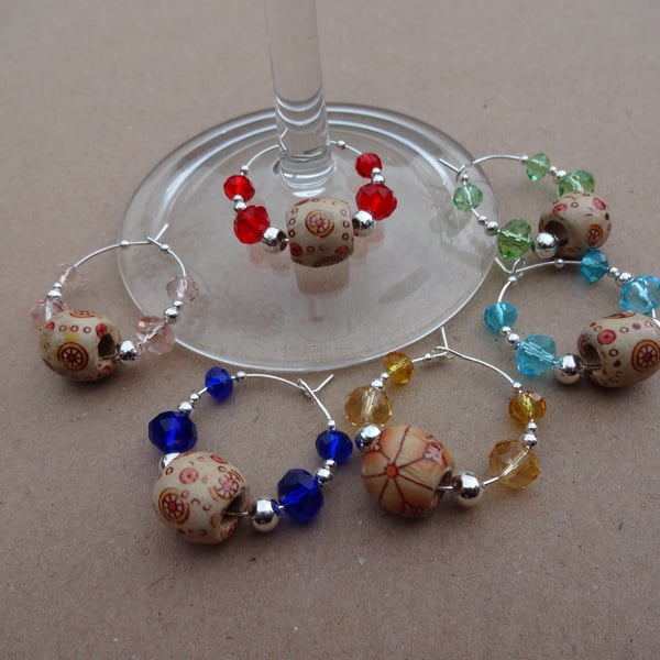 Wine Glass Charms   (free UK postage)