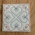 979  8 Hearts line coaster