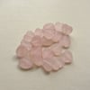 20  Pale Pink Frosted Resin Heart Beads