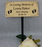 Gold Garden Memorial Plaque-Baby Memorial Plaque-Grave Plaque-Memorial Marker - Image 2