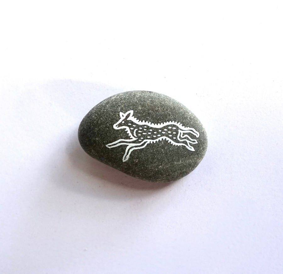 Leaping Lamb Stone - READY TO SHIP
