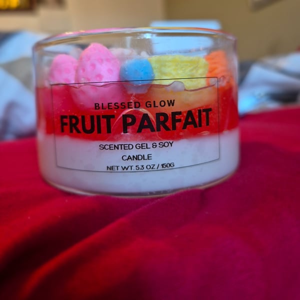 Fruit Parfait scented Candle 