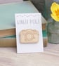 Wooden Camera Brooch - Image 3
