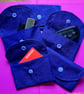 Cute little Purple Pouches, five, EarPods, Car Keys, Lipstick, Dog Poo Bags - Image 4