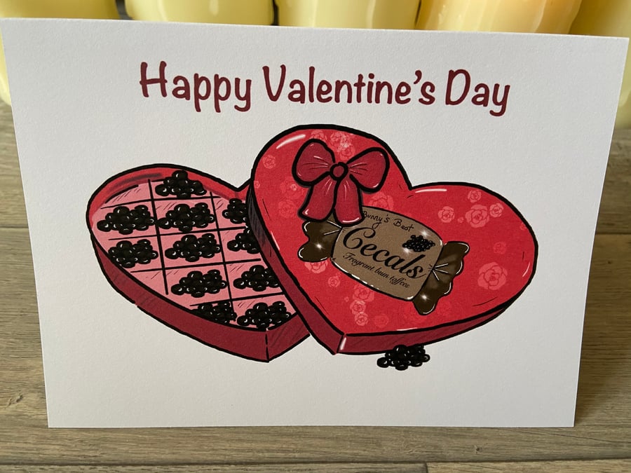 Cecals Happy Valentine’s Day rabbit card