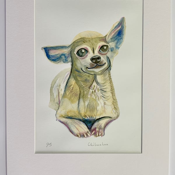 Quirky chihuahua (original painting)