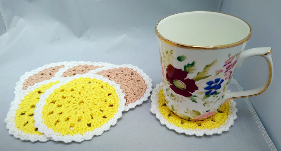 Coasters Crochet Set of 6