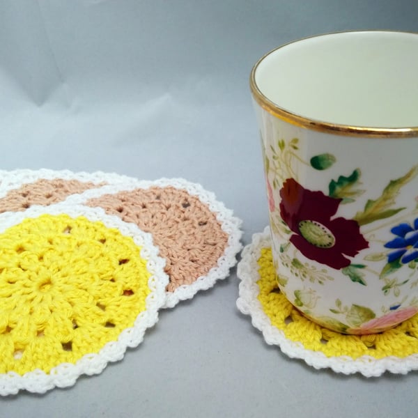 Coasters Crochet Set of 6