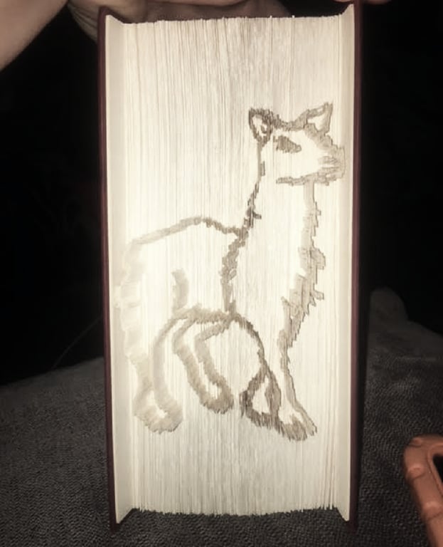 Llama CUT & FOLD Book Folding Pattern - EMAILED PDF PATTERN