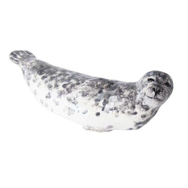 Seal Ceramic Ornament - Hand Built