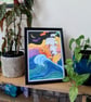 Goldfish Ship A4 Art Print - Image 5