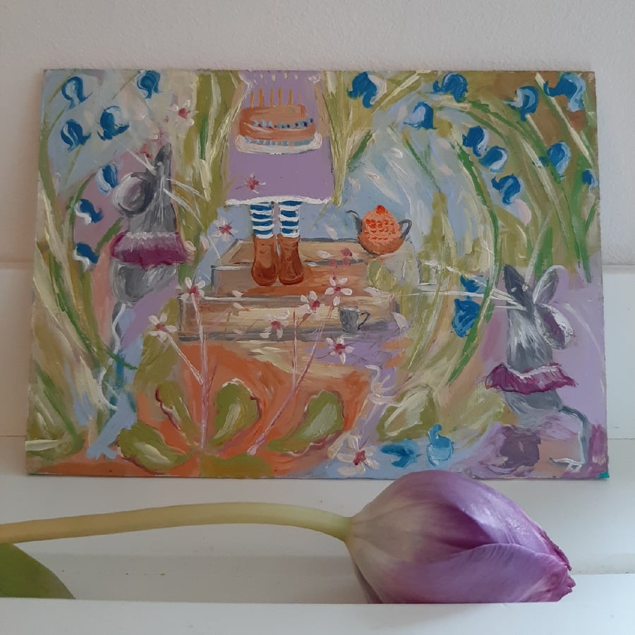 Small birthday painting 