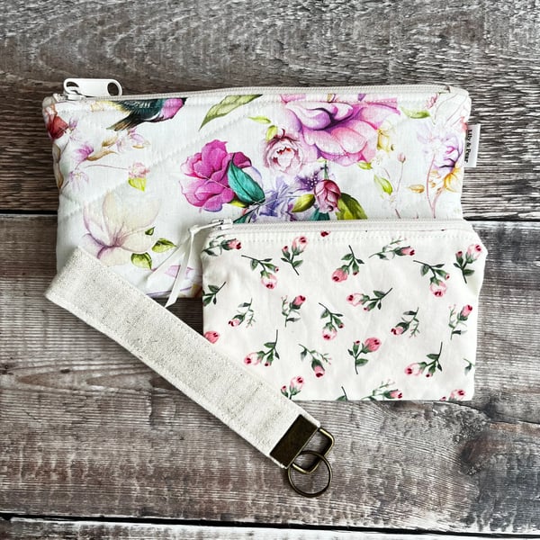 Susan Floral Makeup Bag Gift Set