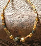 Mens Tiger Eye & Hematite Necklace 21 Inch, Natural Gemstone Beaded Jewellery  - Image 5
