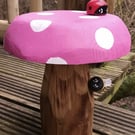 Pink Spotty Toadstool