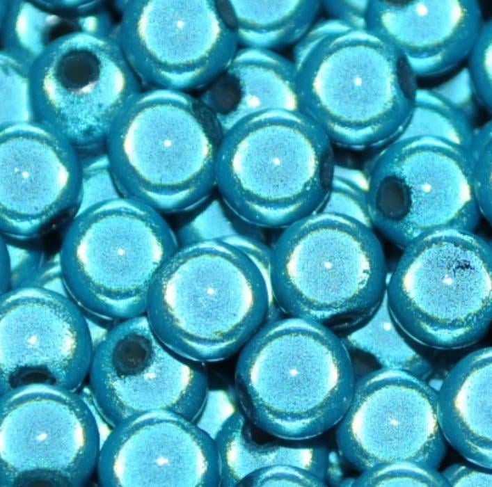 4-12 mm Turquoise Illusion Round Miracle Acrylic beads for DIY Handcraft or Jewe