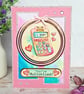 New Baby Girl Card With Verse - "You've Multiplied" Card For A Newborn Girl