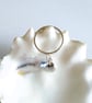 925 Sterling Silver Charm Ring With Silver Shell And Swarovski Crystal Charms  - Image 5