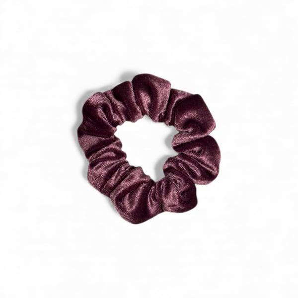 Grape Velvet Scrunchie - Regular
