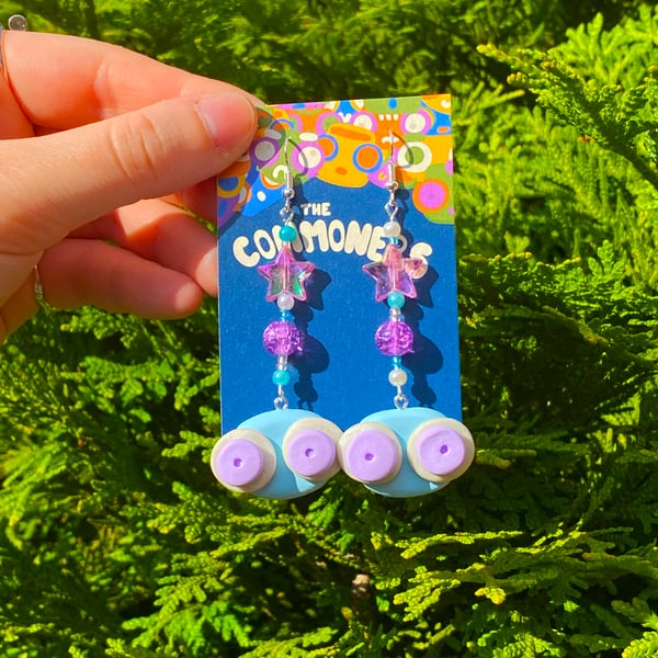 Clay Earrings - The Commoners - Pair 1
