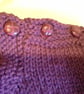 Baby Aran Hand Knitted Jumper with 25% Merino Wool 12- 18 mths - Image 4