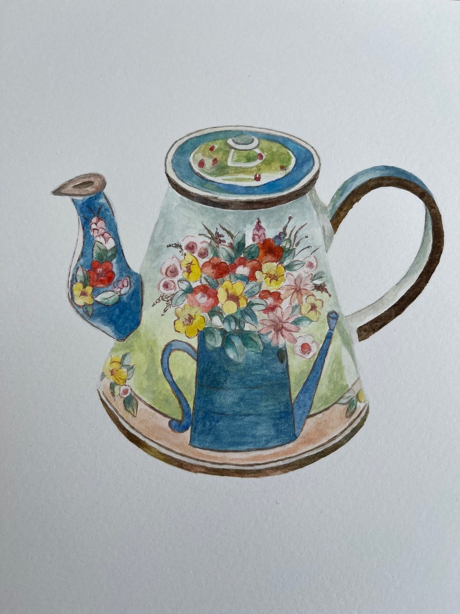 Floral kettle 