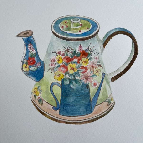 Floral kettle 