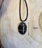 Copper Wire Wrapped Sea River Stone Pendant Necklaces - Image 2