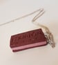 Retro Mini Bourbon Biscuit necklace OR keyring - handmade, unique, gift, cute - Image 3