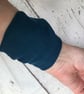 Teal blue twist wide cuff bracelet cover up, gift idea cuff bracelet  - Image 6