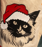 Personalised cat Christmas stocking  - Image 2